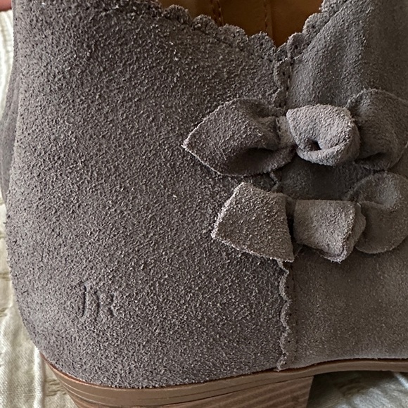 Jack Rogers Gray Suede Ankle Booties - Picture 6 of 7